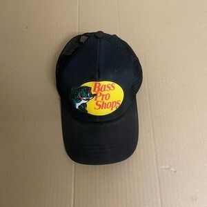 Bass Pro Shops Black and Yellow Logo Cap